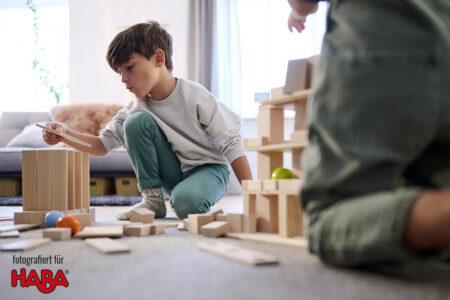 Kids-Fotografie, Holzbausteine Haba
